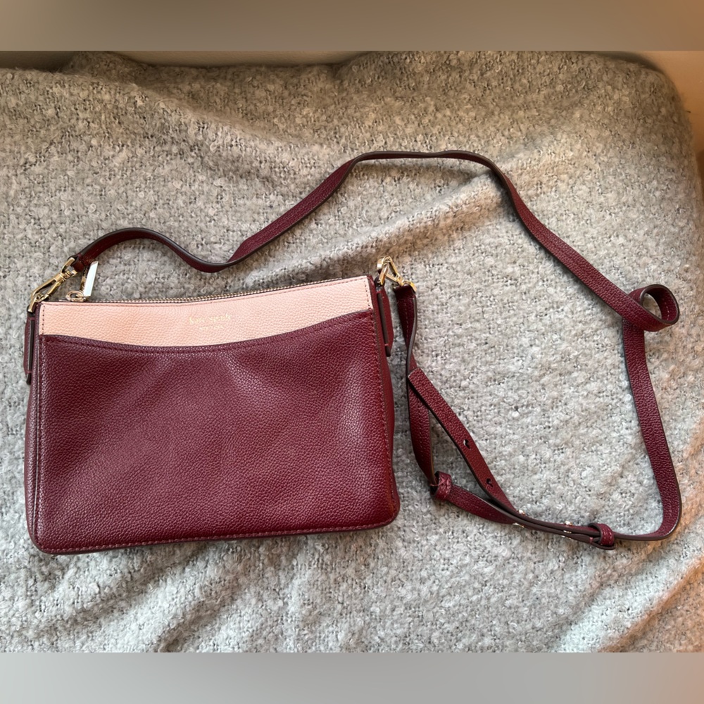 Cherry red purple pink Kate Spade Crossbody Bag